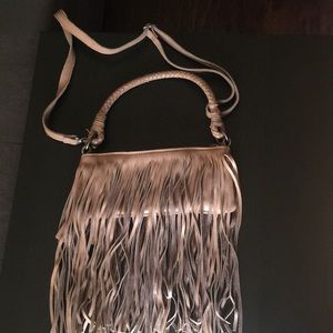 Linea Pelle Leather Fringe Bag